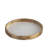 Mango Wood Tray With White Pearl Enamel
