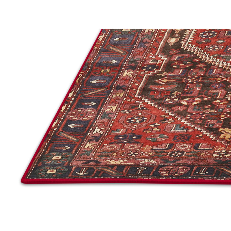Tapis rouge à motif sud-ouest, Rectangle 5 pi x 7 pi