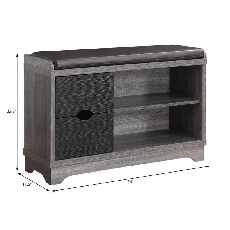 Mackenzie 4 Pair Shoe Storage Bench