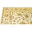 Hand Knotted Wool Area Rug in Ivory And Gold