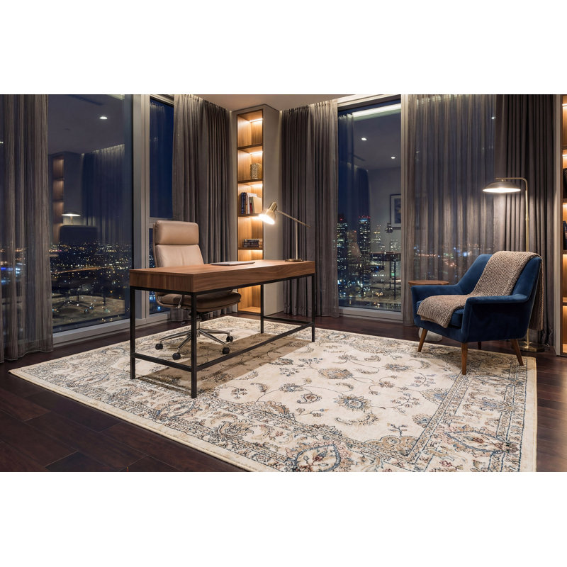 Tapis ivoire Attell, Rectangle 3 pi 11 po x 5 pi 7 po