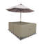 Housse pour ensemble de salle à manger rectangulaire extensible et robuste avec trou pour parasol-726580067-726580064