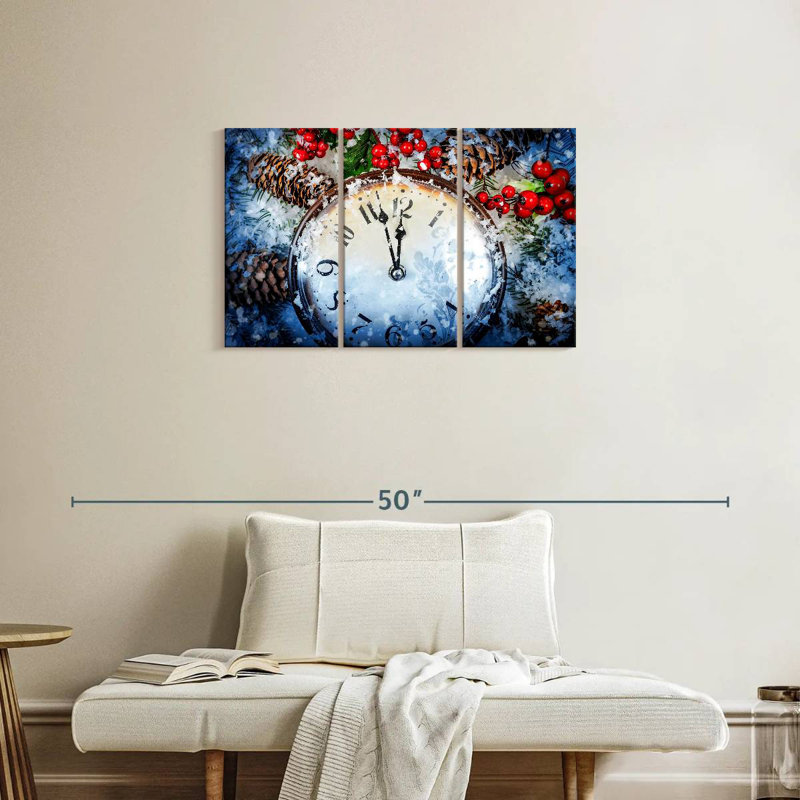 Lelend Minutes Until Christmas, 20" H x 33" W