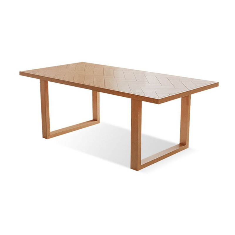 Table de salle à manger Burlywood, H 29,53 po x L 55,12 po x l 27,56 po