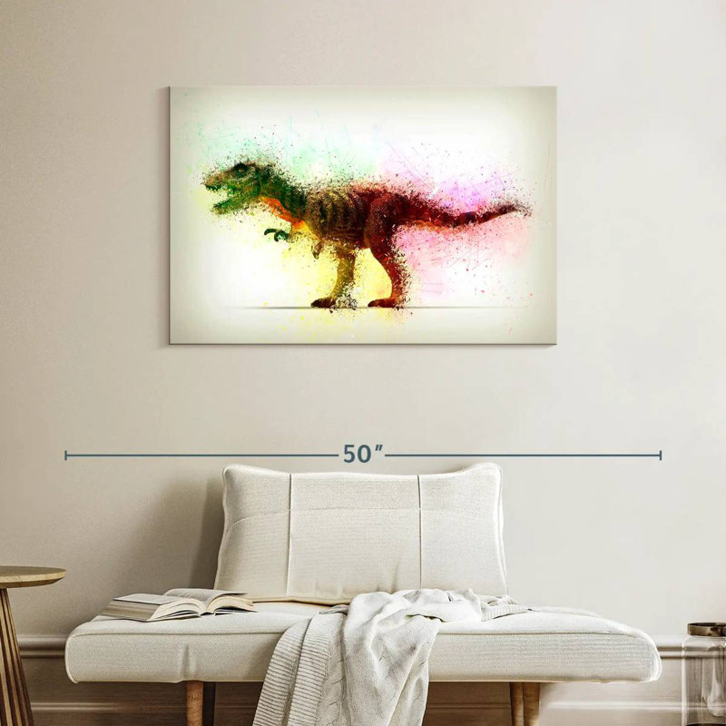 Dinosaure abstrait