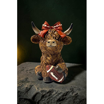 Resin Harvest Highland Cow - Right