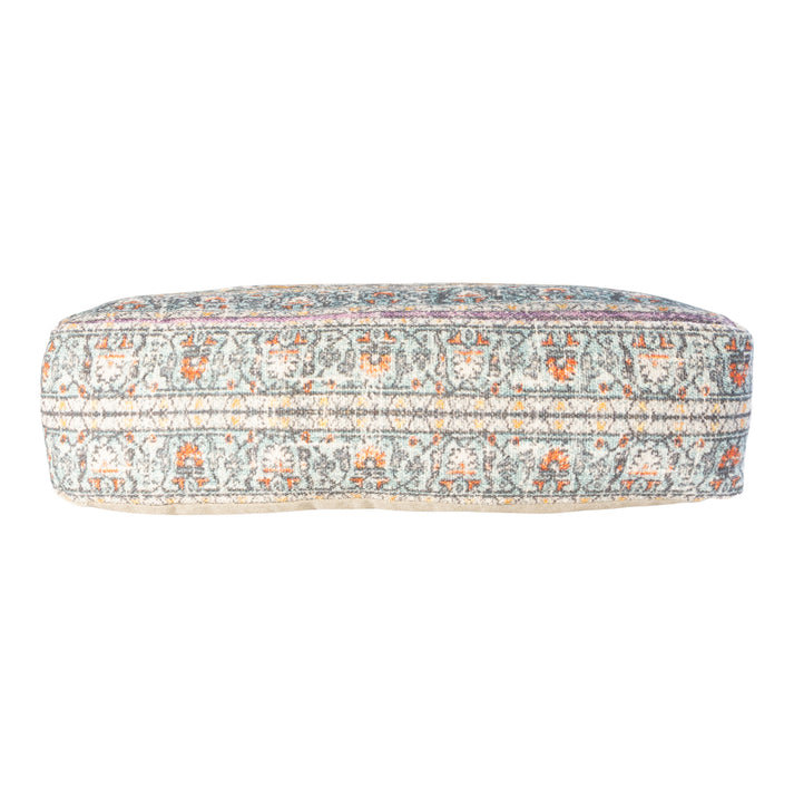 COUSSIN DE COFFRET COTON ANTIQUE TAPESTRY, H 18 po x l 18 po, Look mer vert rétro 