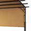 Pergola d'extérieur rétractable 10 x 10 pi avec auvent en métal
