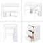 Lit mezzanine avec tiroirs Hassard Kids-288358985