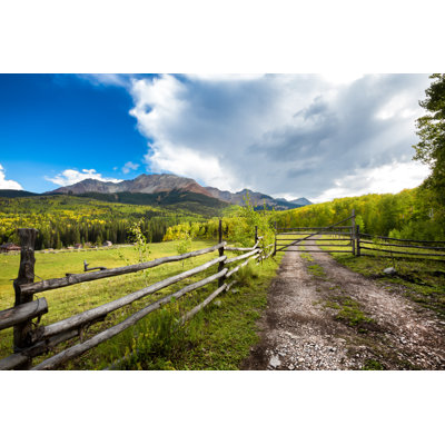 Mountain Road by Grandriver - Wrapped Canvas Print
