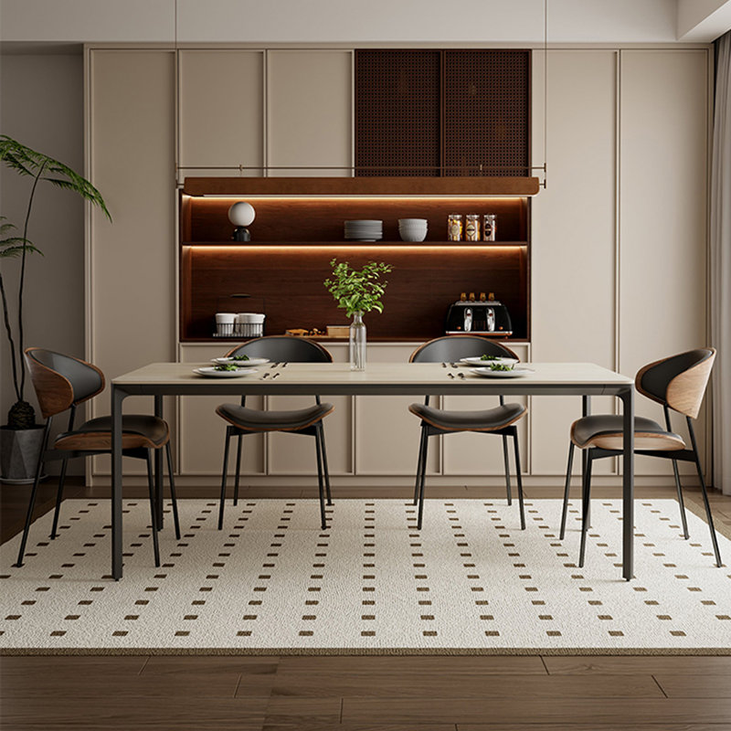 Table de salle à manger rectangulaire French Home, H 29,52 po x L 62,99 po x l 31,49 po 