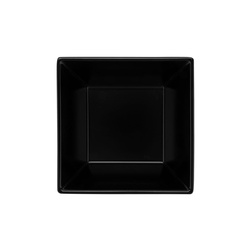 ML-279-W – 23 Oz. (23 Oz. Rim-Full), 6" Square Bowl, 2" Deep, Black