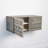 Abstract Block Cabinet-Right-Silver