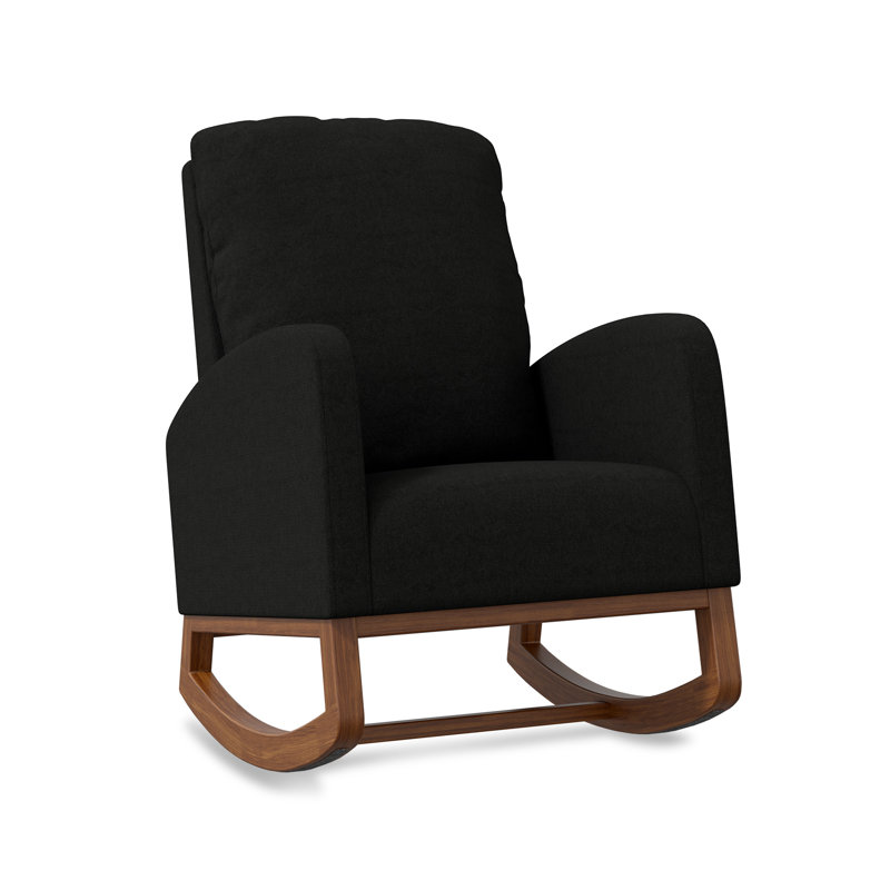 Chaise berçante Maeci, Noir