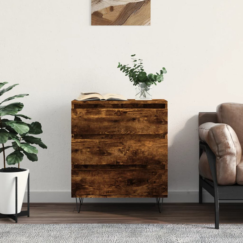 Chantell End Table, Smoked Oak