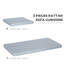Outsunny Outdoor Seat Cushion Pads for 3 PCs Rattan Furniture Grey