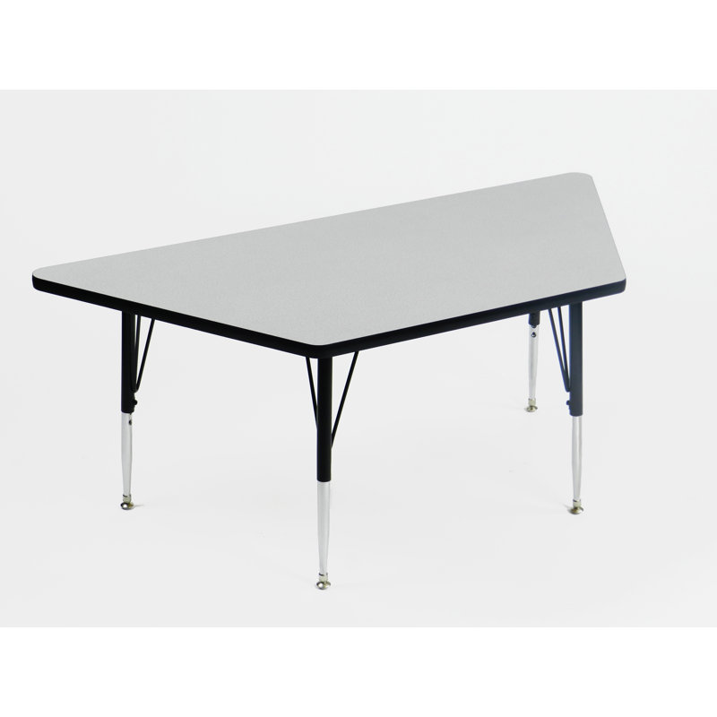 Table d'activité trapézoïdale à hauteur ajustable, H 30 po