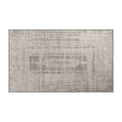 Tapis gris lavable à la machine