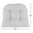 Non-Slip Dining Room And Kitchen Seat Cushions, 20 X 18 X 3 Inches, Set of 2-730765927