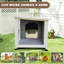 Abri pour animaux de compagnie gris