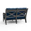 Causeuse d'extérieur en métal avec coussin Monterey-98127838