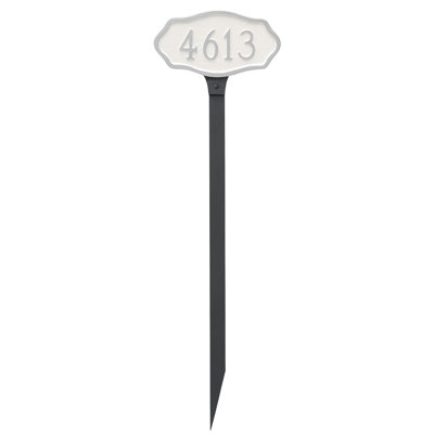 Petite 1-Line Lawn Address Sign
