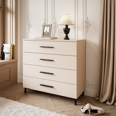 Altab Black Rectangular Chest of Drawers