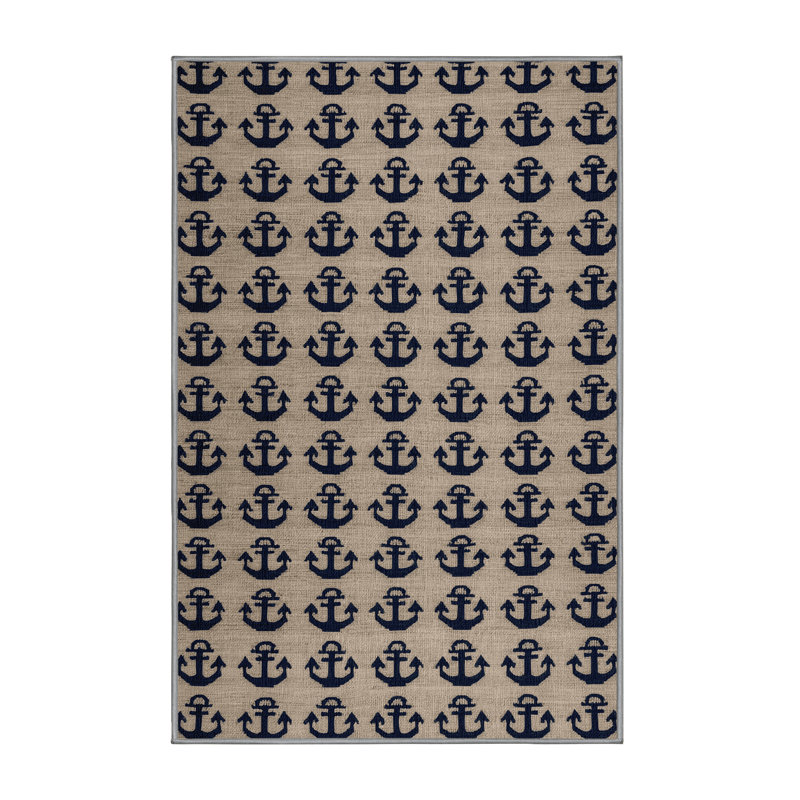  Tapis nautique lavable Anchor Designs, Rectangle 4pi x 6 pi