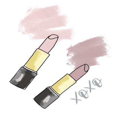 Xoxo Lipstick - Wrapped Canvas Painting