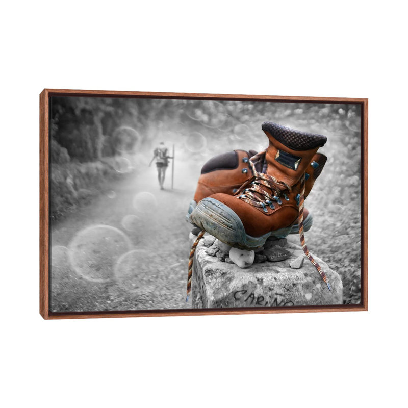 « Keep Walking » par Ben Heine-impression d’art graphique, Pas de tapis, H 26 po x l 40 po x 1,5 po
