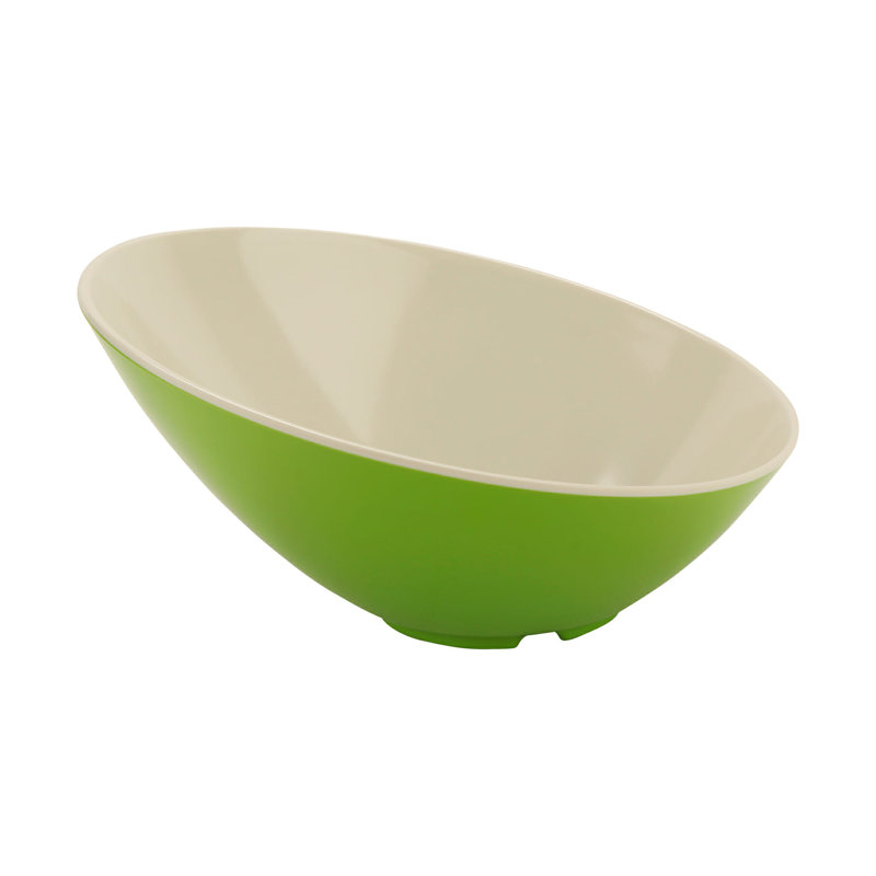 GET Bol de service en angle, 1 pinte, bleu, H 5 po x l 10 po x P 10 po, Vert lime