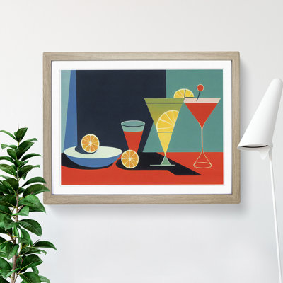 Retro Cocktail Vol.3 - Single Picture Frame Painting