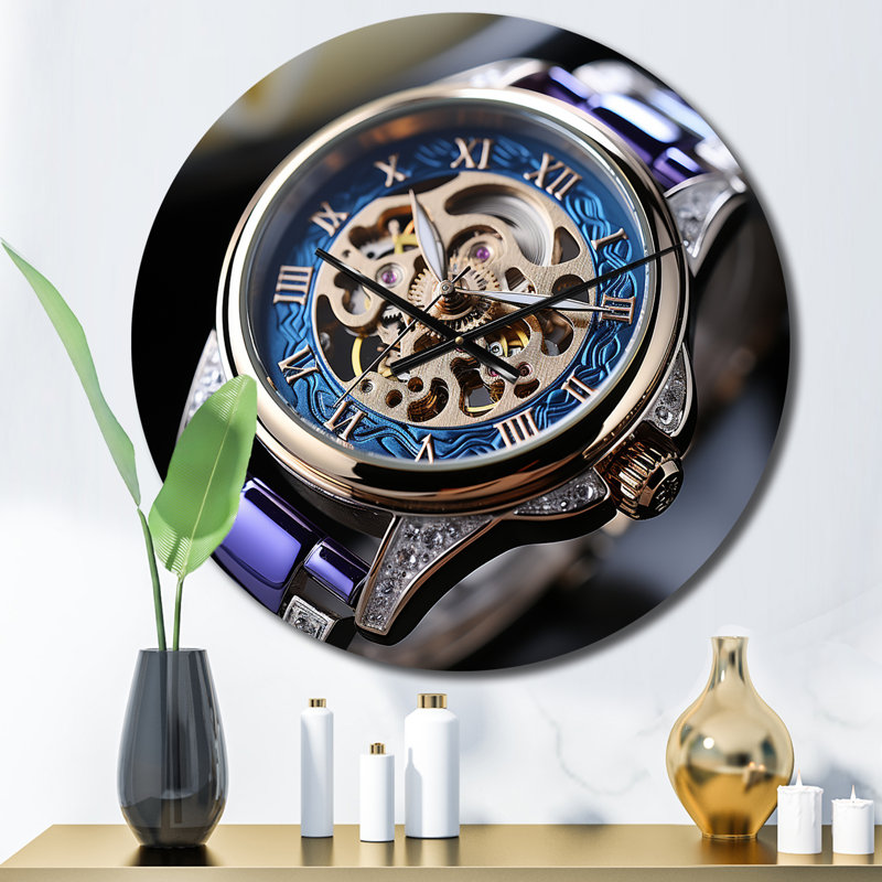 Metal Wall Clock, Medium