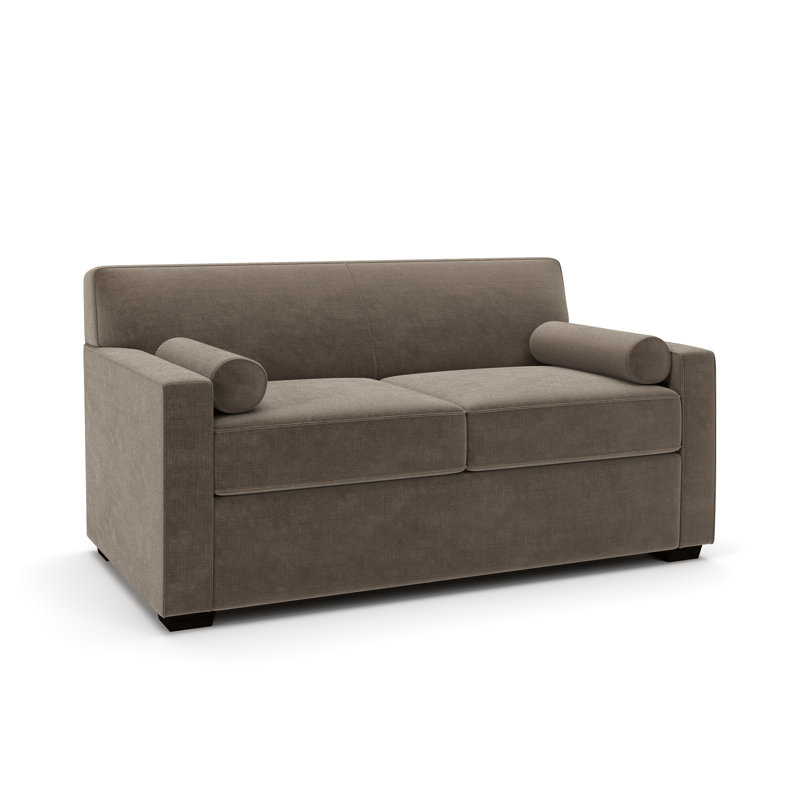Francesca 65'' Loveseat, Andrew Driftwood Performance Chenille