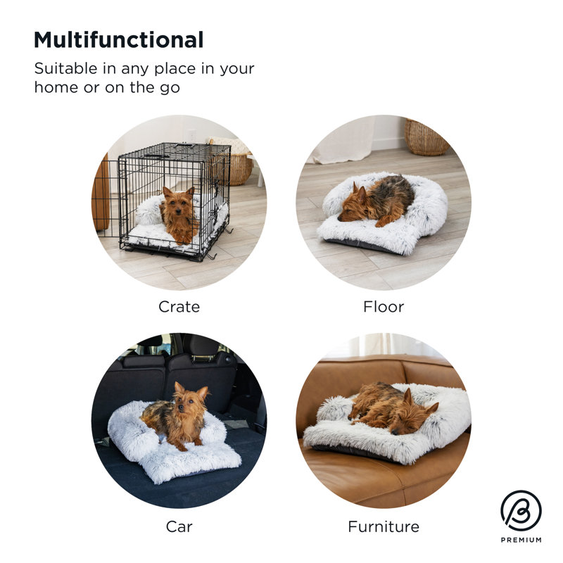 Orthopedic Polyester Pet Bed, Small (20.08" W x 25.5" D x 7.09" H)