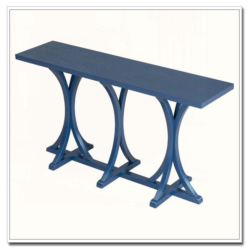Console en bois 59,8 po, Marine