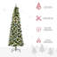 Arbre de Noël artificiel pré-éclairé enneigé-991676479