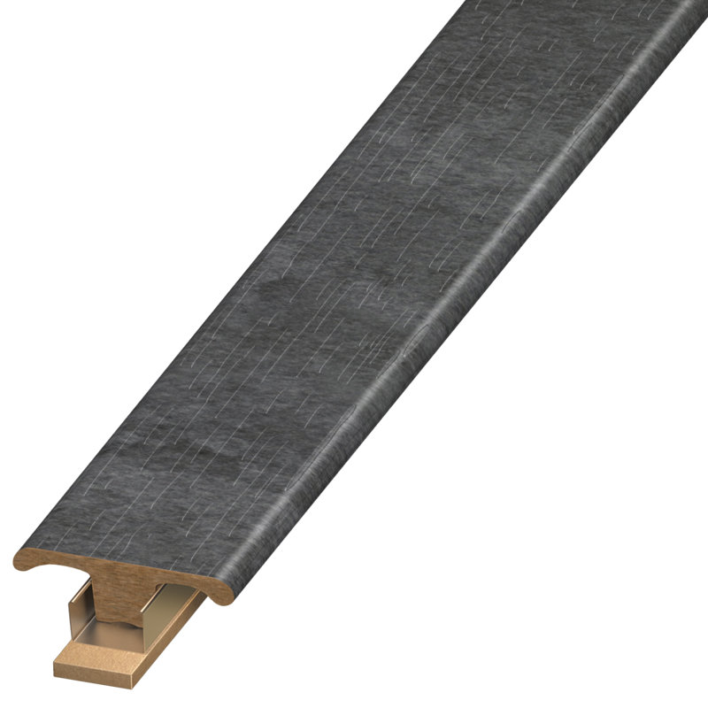Moulure en T d'ingénierie en bois d'ingénierie de 0,5 po d'épaisseur x 1,59 po de largeur x 94 po de longueur, Béton foncé
