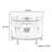 Versatile 3-Drawer 3-Door Accent Cabinet Sideboard
