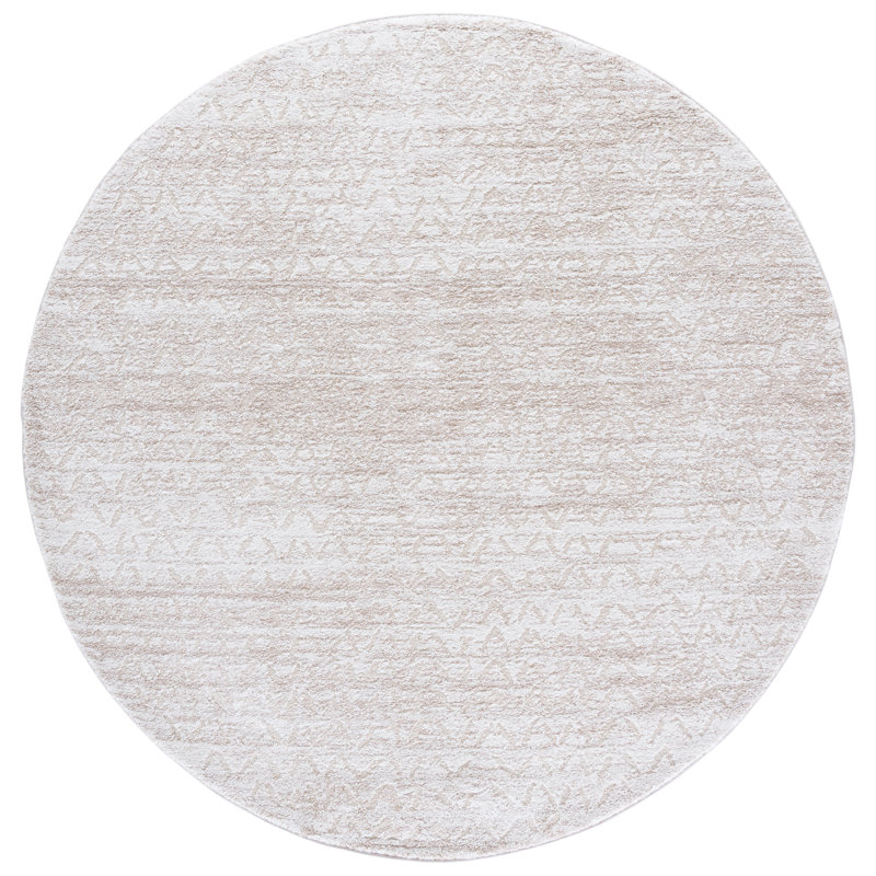 Northport Performance Abstract Rug, Round 6'7"