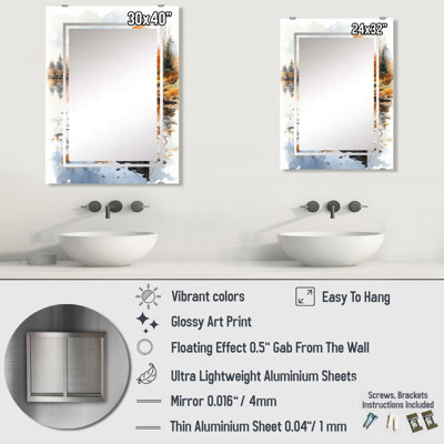Cervantez - Boat Fishing Mirror Wall Decor MIR142249