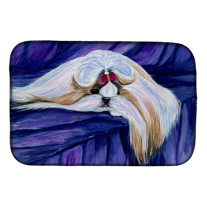 Tapis de séchage shih tzu