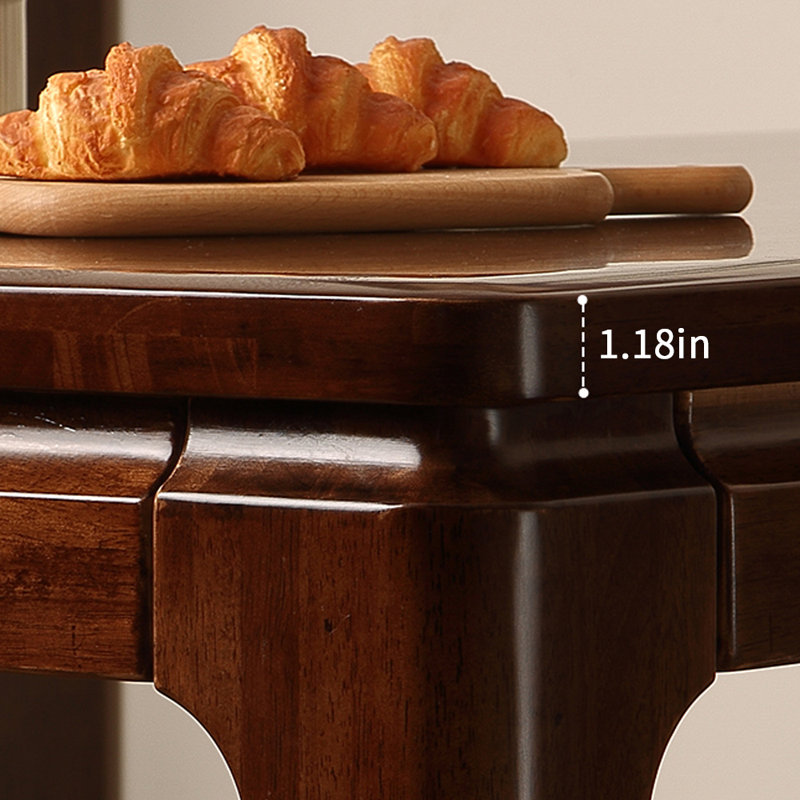 Retro Simple Rubber Wood Solid Wood Table