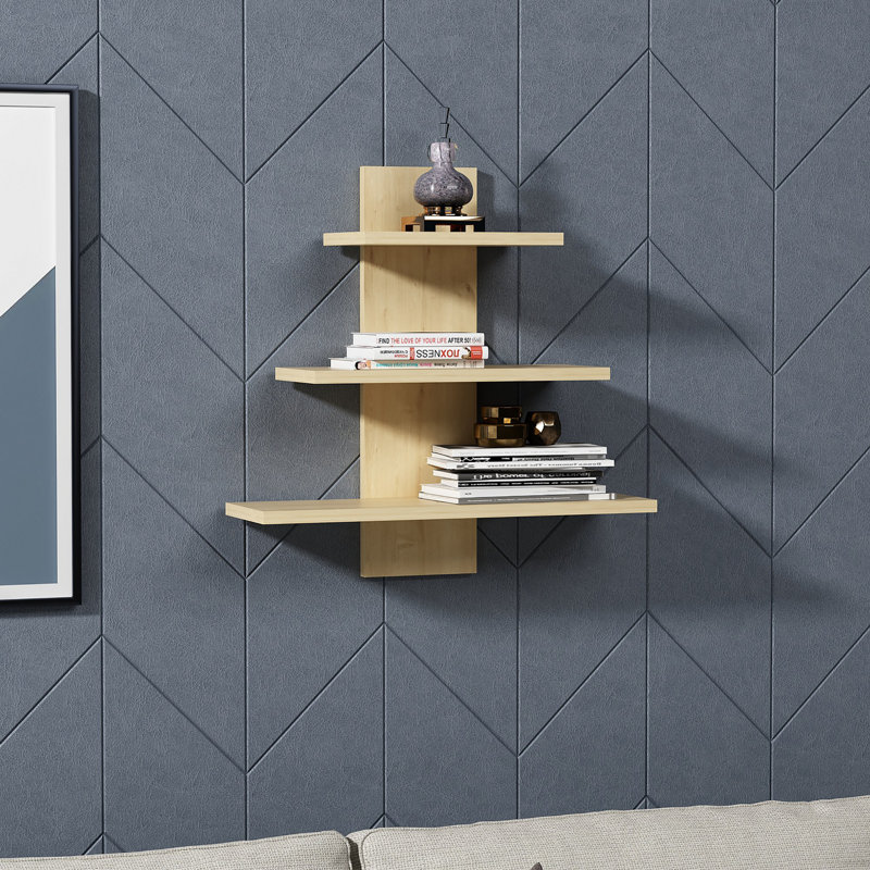 Locelso Floating Shelf, Natural