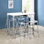 Tabourets de bar modernes sans dossier (lot de 2) avec finition et design impressionnants pour salle à manger ou cuisine. Style contemporain, repose-pieds et allure sophistiquée.