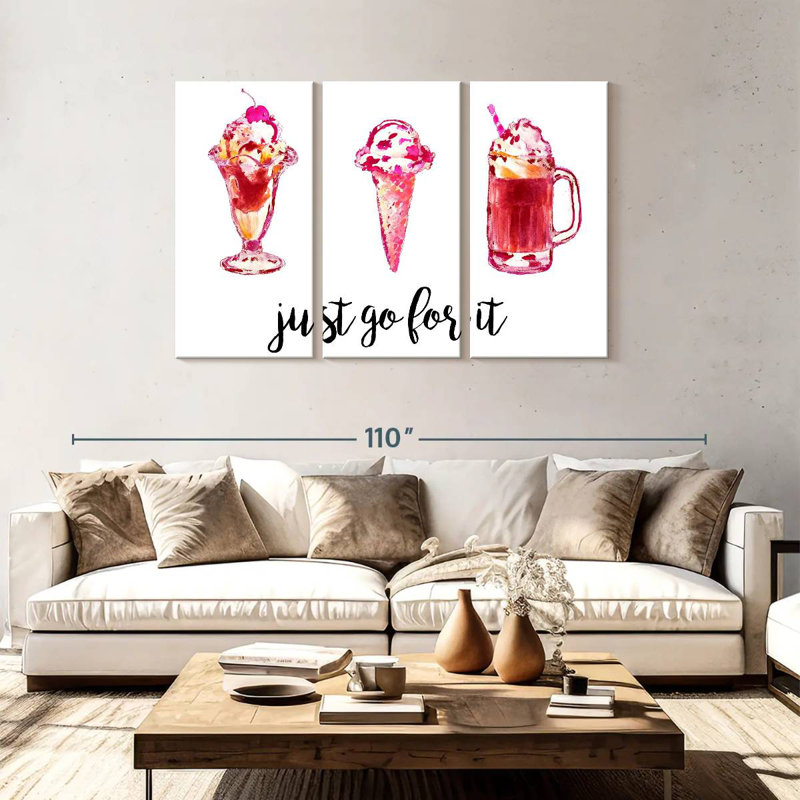 Yarlin Just Go For It, 48" H x 74" W