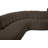 Hygerta Upholstered Curved Sectional Reversible-89266837