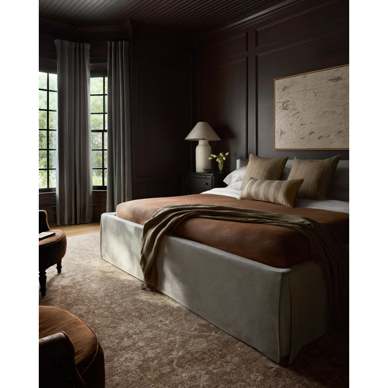 Chris Loves Julia x Loloi Palma Brown / Earth Area Rug, Rectangle 5'3" x 7'6"