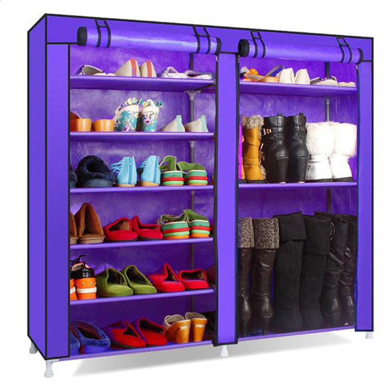 27 Pair Shoe Rack, Purple