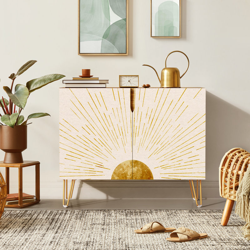 35'' Sideboard, Sunrays Yellow